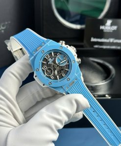 Đồng hồ Hublot nam Rep 11 Big Bang Unico nhà máy BBF màu xanh 42mm (7)