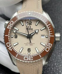 Đồng hồ Omega Planet Ocean 600M Replica 11 Màu Hồng Nhà Máy VS 43 (2)