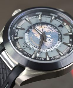 Đồng hồ Omega Rep 11 Seamaster Aqua Terra Worldtimer màu xám 41mm (10)