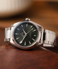 Đồng hồ Omega Seamaster Aqua Terra 150M Replica 11 nam mặt xanh lá cây 41mm (2)