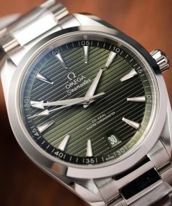 Đồng hồ Omega Seamaster Aqua Terra 150M Replica 11 nam mặt xanh lá cây 41mm (2)
