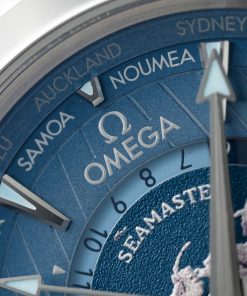 Đồng hồ Omega Seamaster Aqua Terra Worldtimer Rep 11 cao cấp nam dây kim loại 43mm (2)