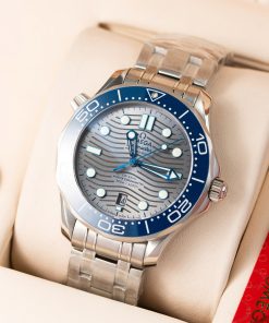 Đồng hồ Rep 11 Omega Seamaster Diver 300m mặt xám máy cơ Automatic 42mm (2)