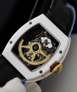 Đồng hồ Richard Mille Rep 1:1 RM88 Smiley dây dù màu xanh dương