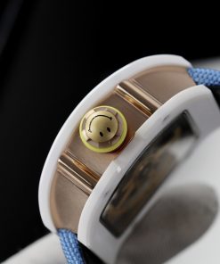 Đồng hồ Richard Mille Rep 1:1 RM88 Smiley dây dù màu xanh dương