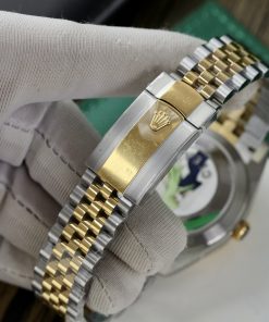 Đồng hồ Rolex Date Just 3235 Clean giá rẻ cọc số dạ quang Fake cao cấp 41mm (7)