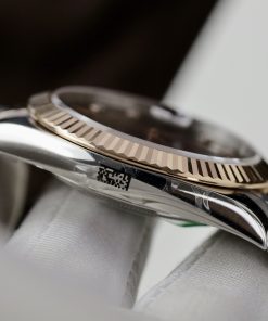 Đồng hồ Rolex Date Just 3235 Clean giá rẻ mặt chocolate Fake cao cấp 41mm (18)