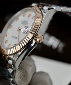 Đồng hồ Rolex Date Just 3235 Clean giá rẻ mặt khảm trai Fake 11 41mm (10)