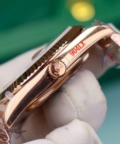 Đồng hồ Rolex chế tác Day-Date mặt số Ombre xám nhà máy QF 185 grams 40mm (1)