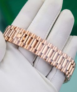 Đồng hồ Rolex chế tác Day-Date mặt số Ombre xám nhà máy QF 185 grams 40mm (1)