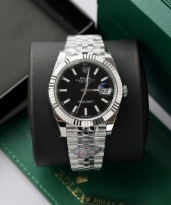 Đồng hồ Rolex nam Rep 11 DateJust 3235 Clean cọc số dạ quang 41mm