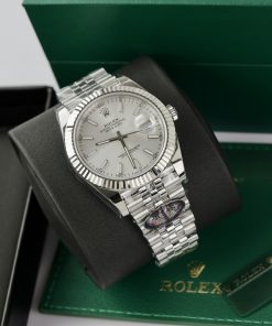 Đồng hồ Rolex nam Rep 11 DateJust 3235 Clean cọc số dạ quang 41mm