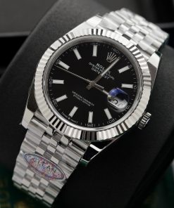 Đồng hồ Rolex nam Rep 11 DateJust 3235 Clean cọc số dạ quang 41mm