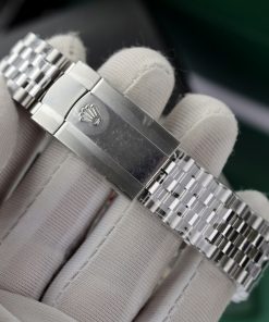 Đồng hồ Rolex nam Rep 11 DateJust 3235 Clean cọc số đính đá 41mm (4)