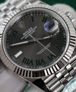 Đồng hồ Rolex nam Rep 11 DateJust 3235 Clean mặt Wimbledon 41mm (2)