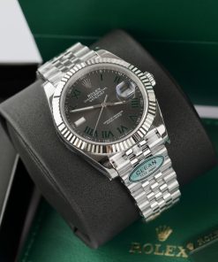 Đồng hồ Rolex nam Rep 11 DateJust 3235 Clean mặt Wimbledon 41mm (2)