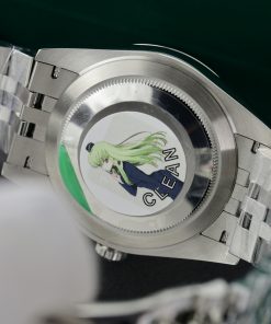 Đồng hồ Rolex nam Rep 11 DateJust 3235 Clean mặt xám chải tia 41mm