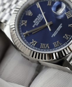 Đồng hồ Rolex nam Rep 11 DateJust 3235 Clean mặt xanh bleu 41mm (1)