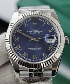 Đồng hồ Rolex nam Rep 11 DateJust 3235 Clean mặt xanh bleu 41mm (1)