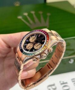 Đồng hồ Rolex nam Rep 11 Daytona Rainbow cao cấp nhất nhà máy King 40mm (1)