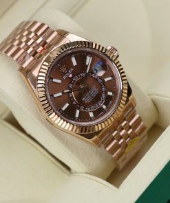 Đồng hồ Rolex nam Rep 11 Sky Dweller dây Jubilee mặt Chocolate 42mm (1)