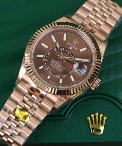 Đồng hồ Rolex nam Rep 11 Sky Dweller dây Jubilee mặt Chocolate 42mm (1)