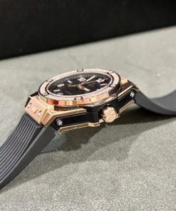 Đồng Hồ Hublot Chế Tác Big Bang One Click King Gold Đính Đá 39mm (2)