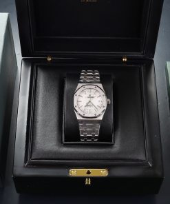 Đồng hồ Audemars Piget Royal Oak Rep 11 mặt trắng nhà máy APS 37mm (5)