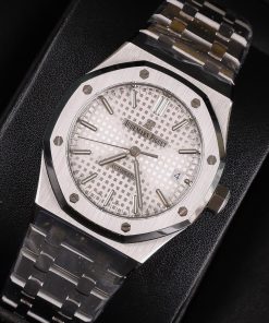 Đồng hồ Audemars Piget Royal Oak Rep 11 mặt trắng nhà máy APS 37mm (5)