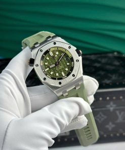 Đồng hồ Audemars Piguet Rep 11 Royal Oak Offshore 15720ST màu xanh nhà máy APS 42mm (1)