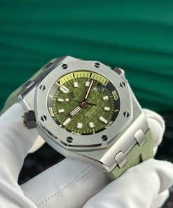 Đồng hồ Audemars Piguet Rep 11 Royal Oak Offshore 15720ST màu xanh nhà máy APS 42mm (1)