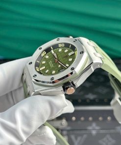 Đồng hồ Audemars Piguet Rep 11 Royal Oak Offshore 15720ST màu xanh nhà máy APS 42mm (1)