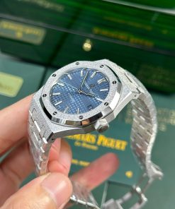 Đồng hồ Audemars Piguet Royal Oak 15454BC Frosted Gold Chế Tác mặt xanh APS 37mm (2)