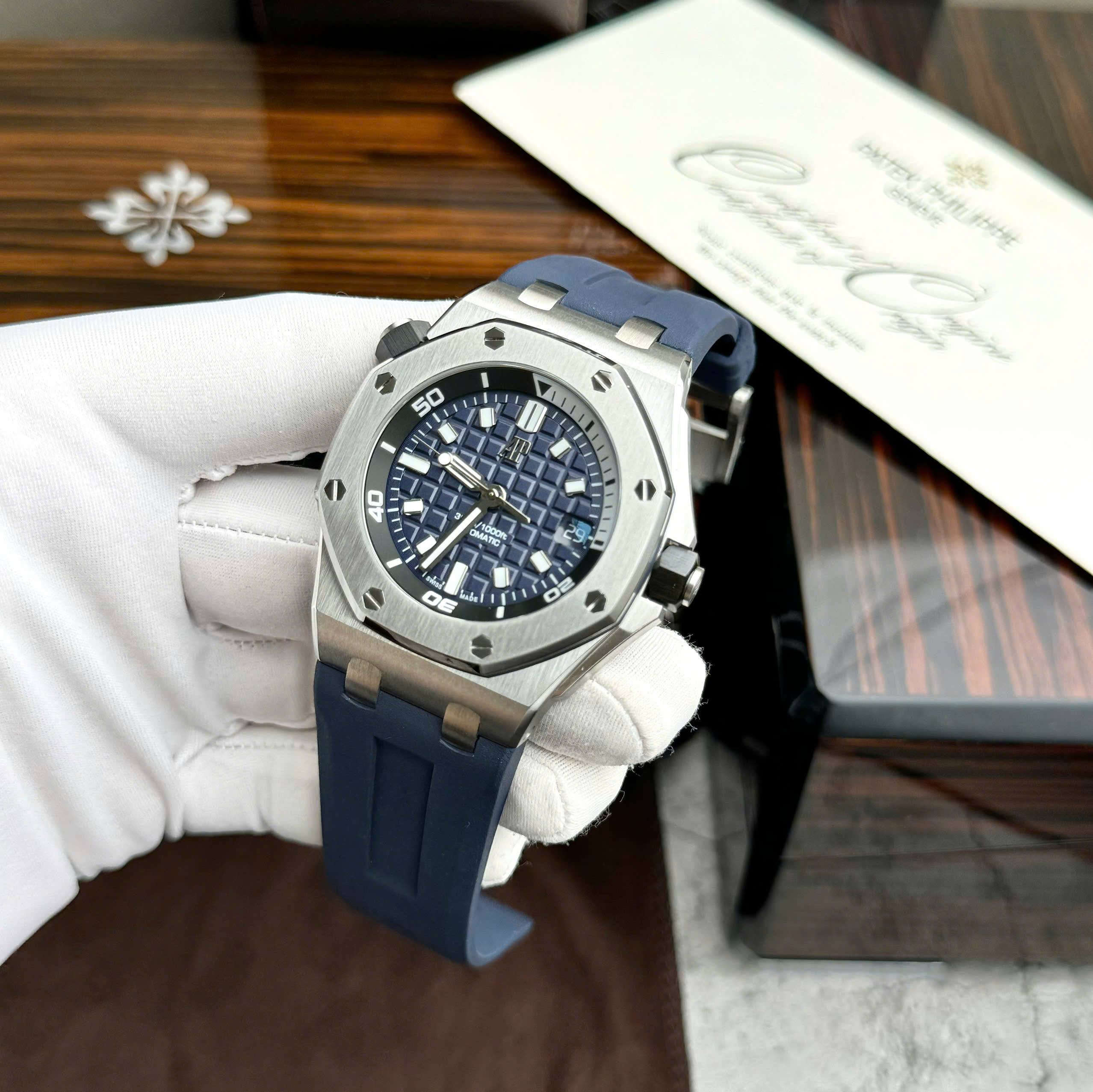 Đồng hồ Audemars Piguet Royal Oak Offshore 15720ST Fake nhà máy IP 42mm (2) Đồng hồ Audemars Piguet Royal Oak Offshore 15720ST Fake nhà máy IP 42mm