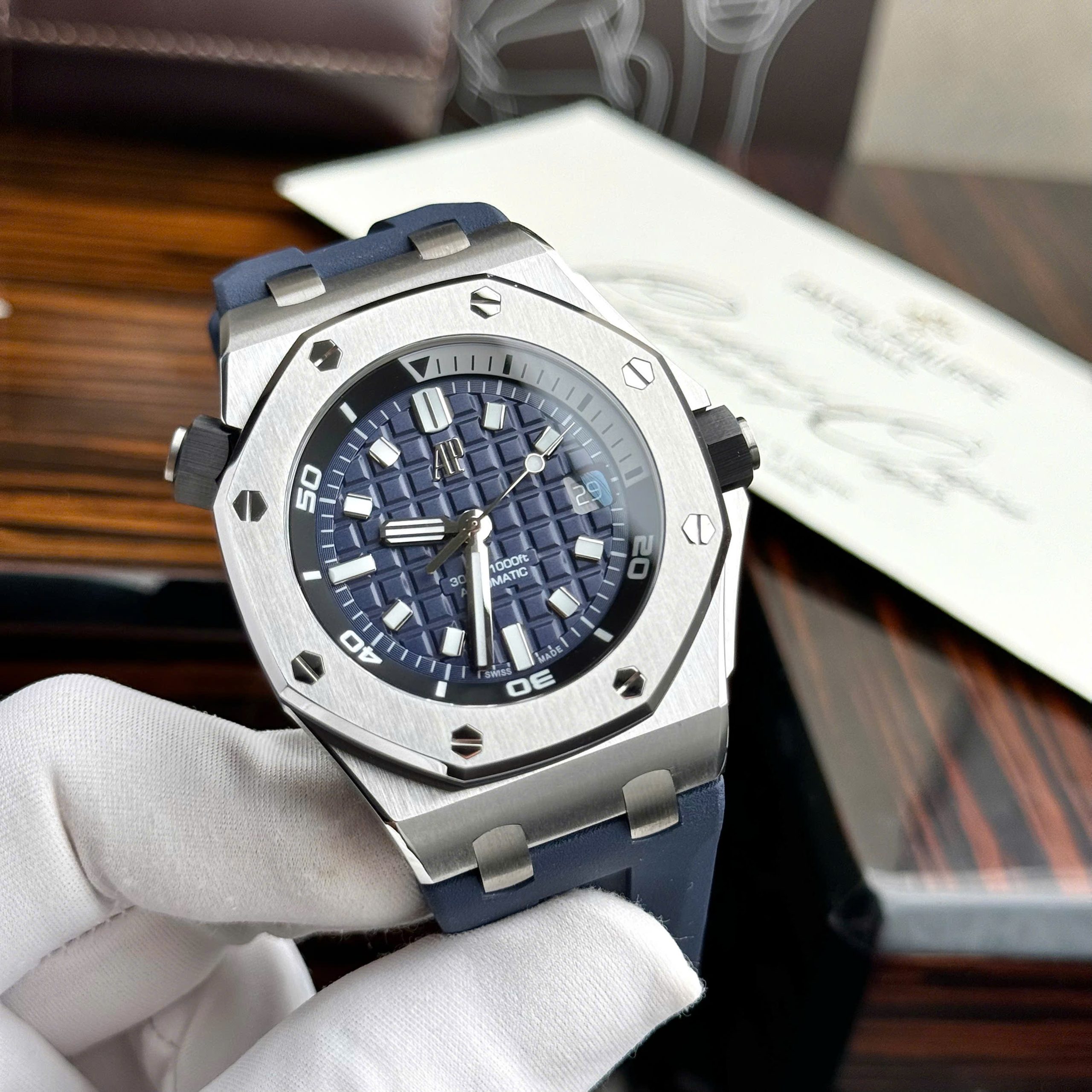 Đồng hồ Audemars Piguet Royal Oak Offshore 15720ST Fake nhà máy IP 42mm (5)