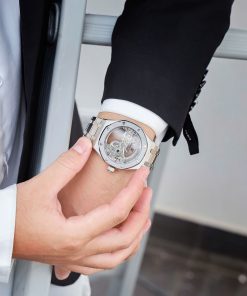 Đồng hồ Audemars Piguet Royal oak lộ cơ automtic máy Nhật Fake cao cấp 44mm