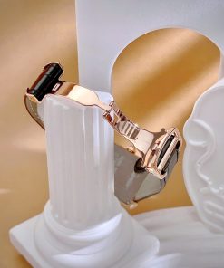 Đồng hồ Cartier Tank Anglaise nữ đính đá dây da Fake cao cấp 30mm (1)