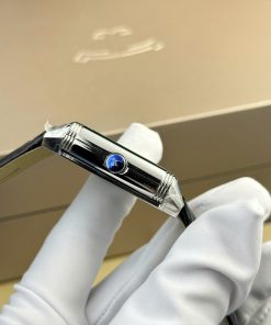 Đồng hồ Jaeger LeCoultre Master Reverso 2 mặt màu đen trắng Rep 11 cao cấp MGF 30x40mm (2)