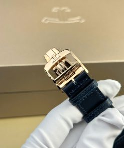 Đồng hồ Jaeger LeCoultre Master Reverso 2 mặt màu xanh trắng Rep 11 cao cấp 30x40mm (2)