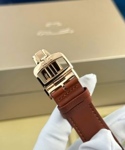 Đồng hồ Jaeger LeCoultre Master Reverso Rep 11 cao cấp 2 mặt màu trắng xám MGF 30x40mm (2)