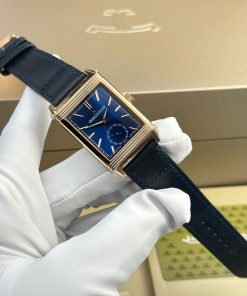 Đồng hồ Jaeger LeCoultre Master Reverso Rep 11 cao cấp mặt xanh blue 30x40mm (2)
