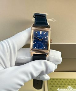 Đồng hồ Jaeger LeCoultre Master Reverso Rep 11 cao cấp mặt xanh blue 30x40mm (2)