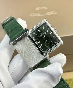 Đồng hồ Jaeger LeCoultre Master Reverso Replica 11 màu xanh lá cây MGF 30x40mm (2)