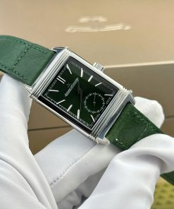 Đồng hồ Jaeger LeCoultre Master Reverso Replica 11 màu xanh lá cây MGF 30x40mm (2)