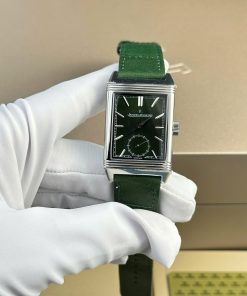 Đồng hồ Jaeger LeCoultre Master Reverso Replica 11 màu xanh lá cây MGF 30x40mm (2)