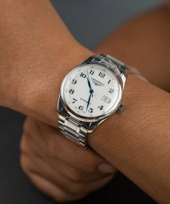 Đồng hồ Longines Master Collection Replica 11 mặt trắng dây kim loại 38 (2)