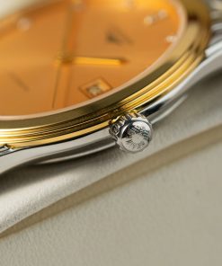 Đồng hồ Longines Master Collection Replica 11 mặt vàng cọc số đính đá 38mm (2)