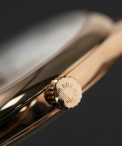 Đồng hồ Longines Master Collection demi rose gold dây da nâu Rep 11 cao cấp 38 (2)