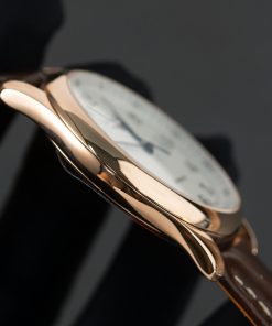 Đồng hồ Longines Master Collection demi rose gold dây da nâu Rep 11 cao cấp 38 (2)