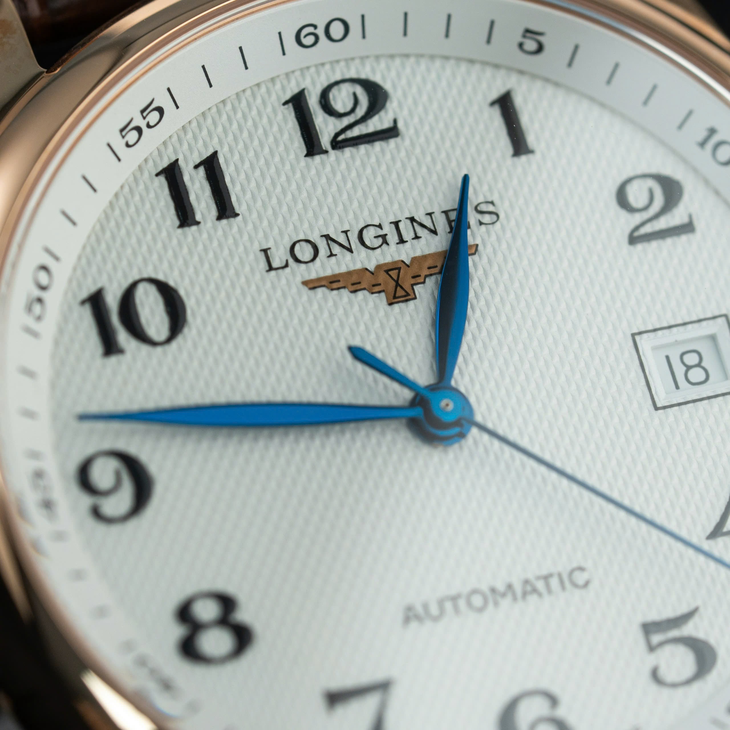 Đồng hồ Longines Master Collection demi rose gold dây da nâu Rep 11 cao cấp 38 (8) Đồng hồ Longines Master Collection demi rose gold dây da nâu Rep 11 cao cấp 38 (2)